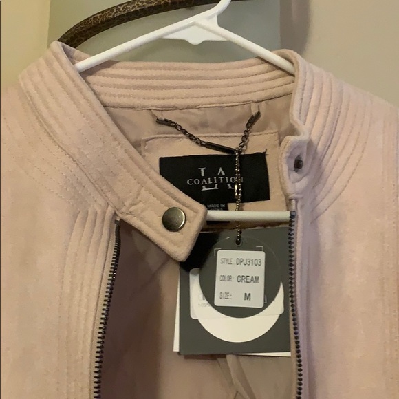 VEGAN LA coalition suede light pink jacket - Picture 8 of 8
